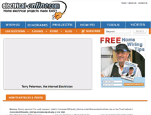 Tablet Screenshot of electrical-online.com